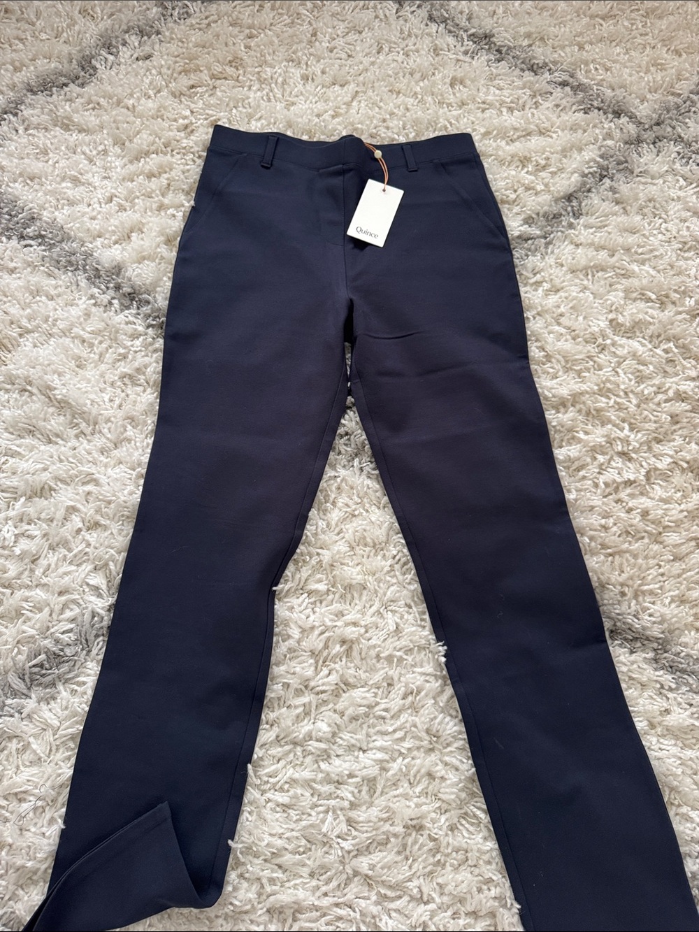 Quince Women's Slim Pantsuit Pants - Navy